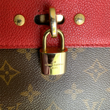 Louis Vuitton Venus Monogram Cerise Red Canvas Handbag
