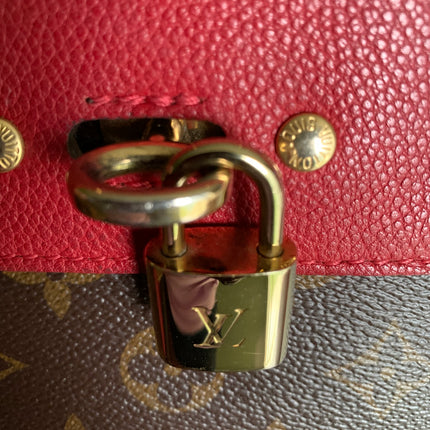 Louis Vuitton Venus Monogram Cerise Red Canvas Handbag