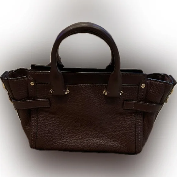 Coach Swagger 20 Oxblood Pebble leather Satchel Crossbody NWT