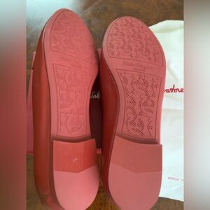 Salvatore Ferragamo Red Chile Trifoglio Women’s Loafer. NIB Sz 11C MSRP $699