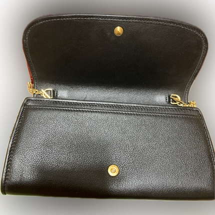 Gucci Blondie Chain-Link Wallet/Crossbody. PRISTINE