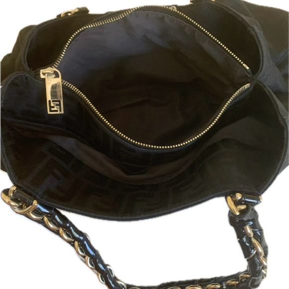 Fendi Mia Zucca Shoulder Bag in excellent condition.