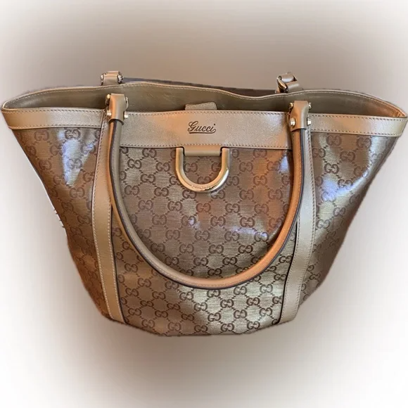 Gucci Crystal GG Monogram Tote Bag Excellent condition