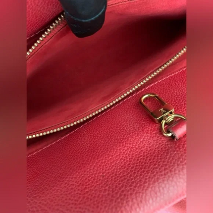 Louis Vuitton Venus Monogram Cerise Red Canvas Handbag