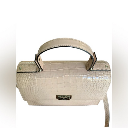 Kate Spade Knightsbridge Doris Crocodile Embossed Leather Satchel.PRISTINE!
