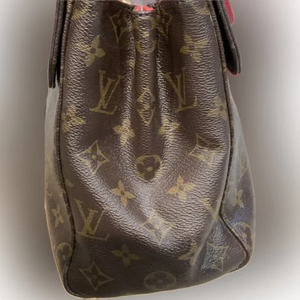 Louis Vuitton Venus Monogram Cerise Red Canvas Handbag