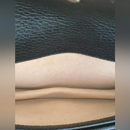 Gucci Dionysus Super Mini Black Leather Shoulder Bag