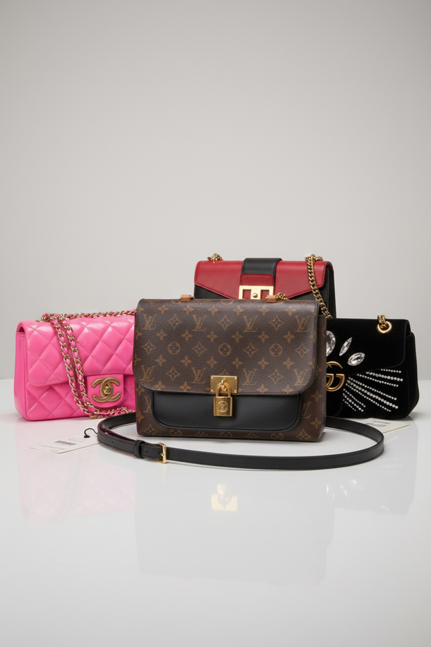 Luxury Designer Handbag Collection Showcase
