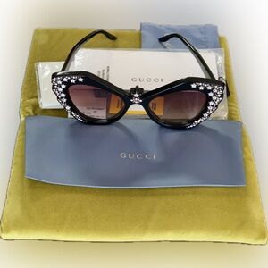 Gucci 52MM Special Edition Hollywood Forever GG1095S New Cat Eye Sunglasses