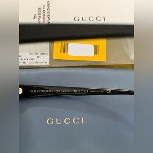 Gucci 52MM Special Edition Hollywood Forever GG1095S New Cat Eye Sunglasses