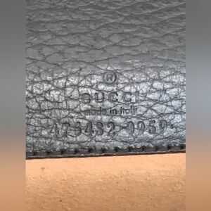 Gucci Dionysus Super Mini Black Leather Shoulder Bag
