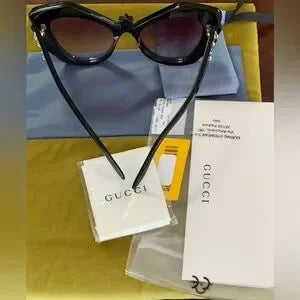 Gucci 52MM Special Edition Hollywood Forever GG1095S New Cat Eye Sunglasses