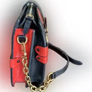 Louis Vuitton Epi Leather Trunk Clutch Shoulder Bag. EUC