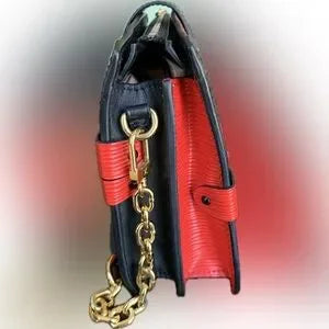 Louis Vuitton Epi Leather Trunk Clutch Shoulder Bag. EUC